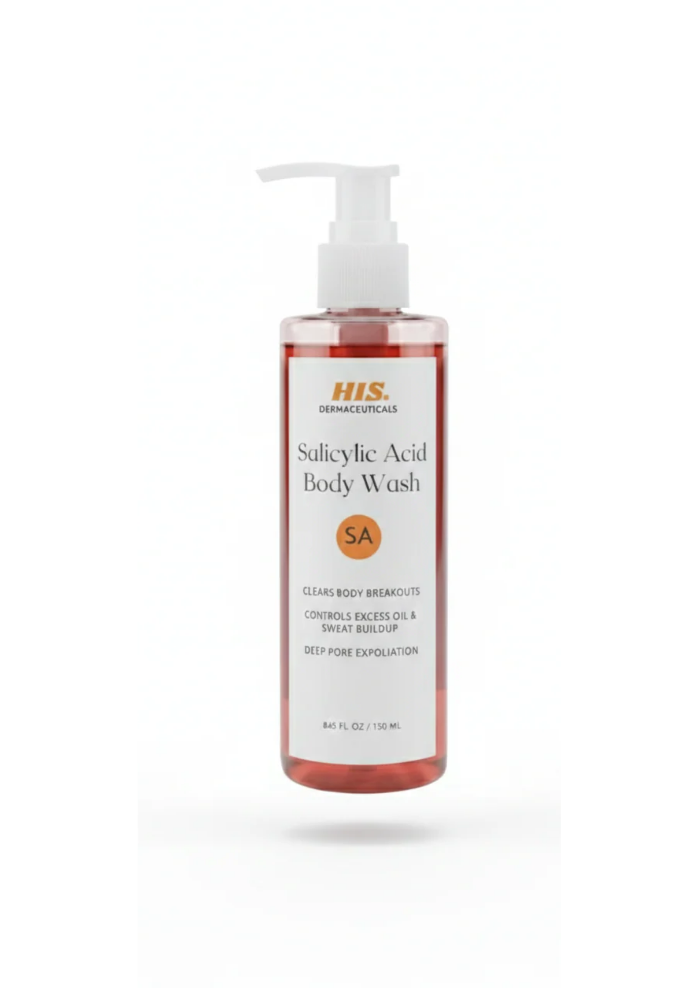 HIS Derma 2% Salicylic Acid Body Wash For Men