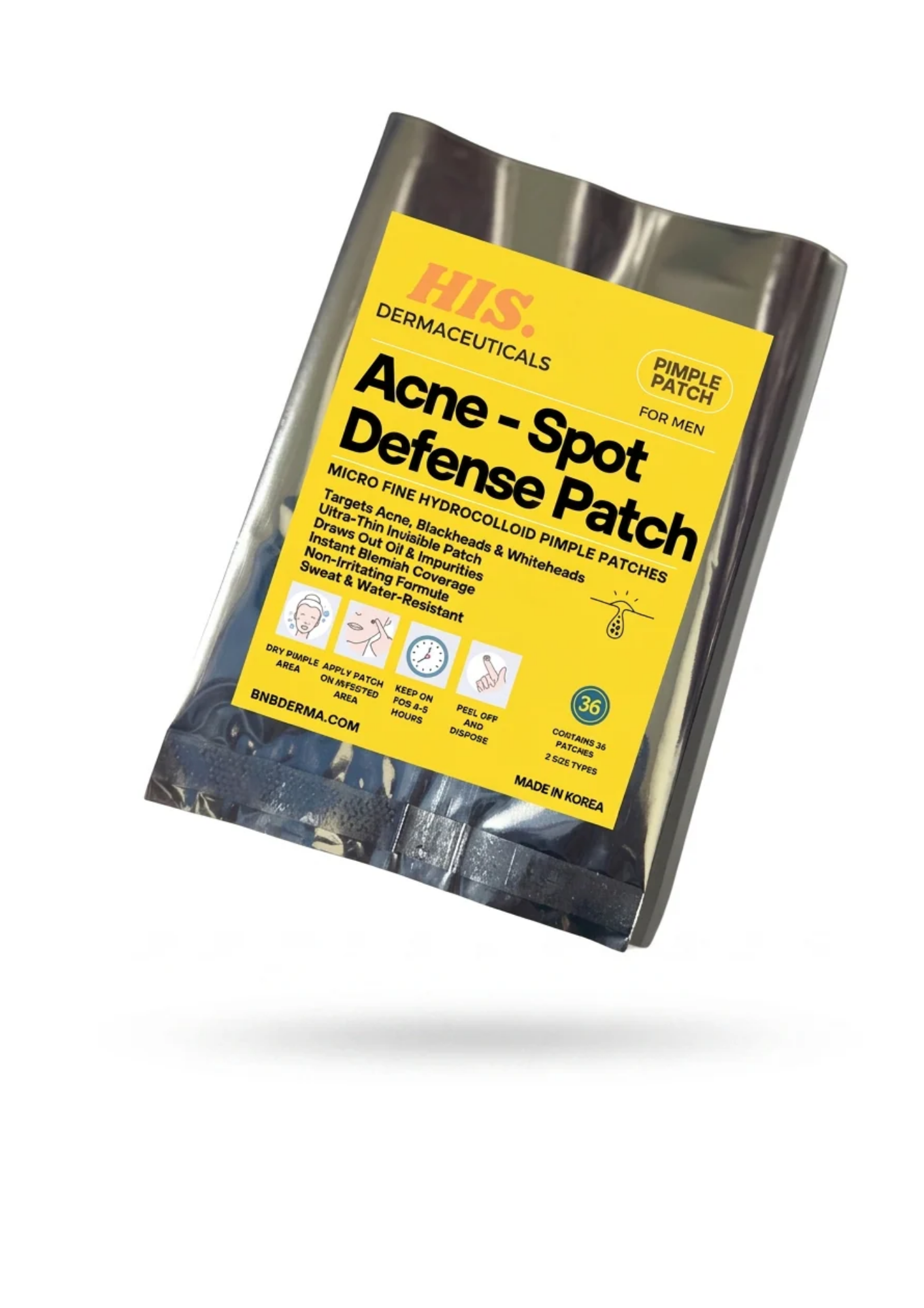 HIS Derma Acne Spot Defense Patch For Men