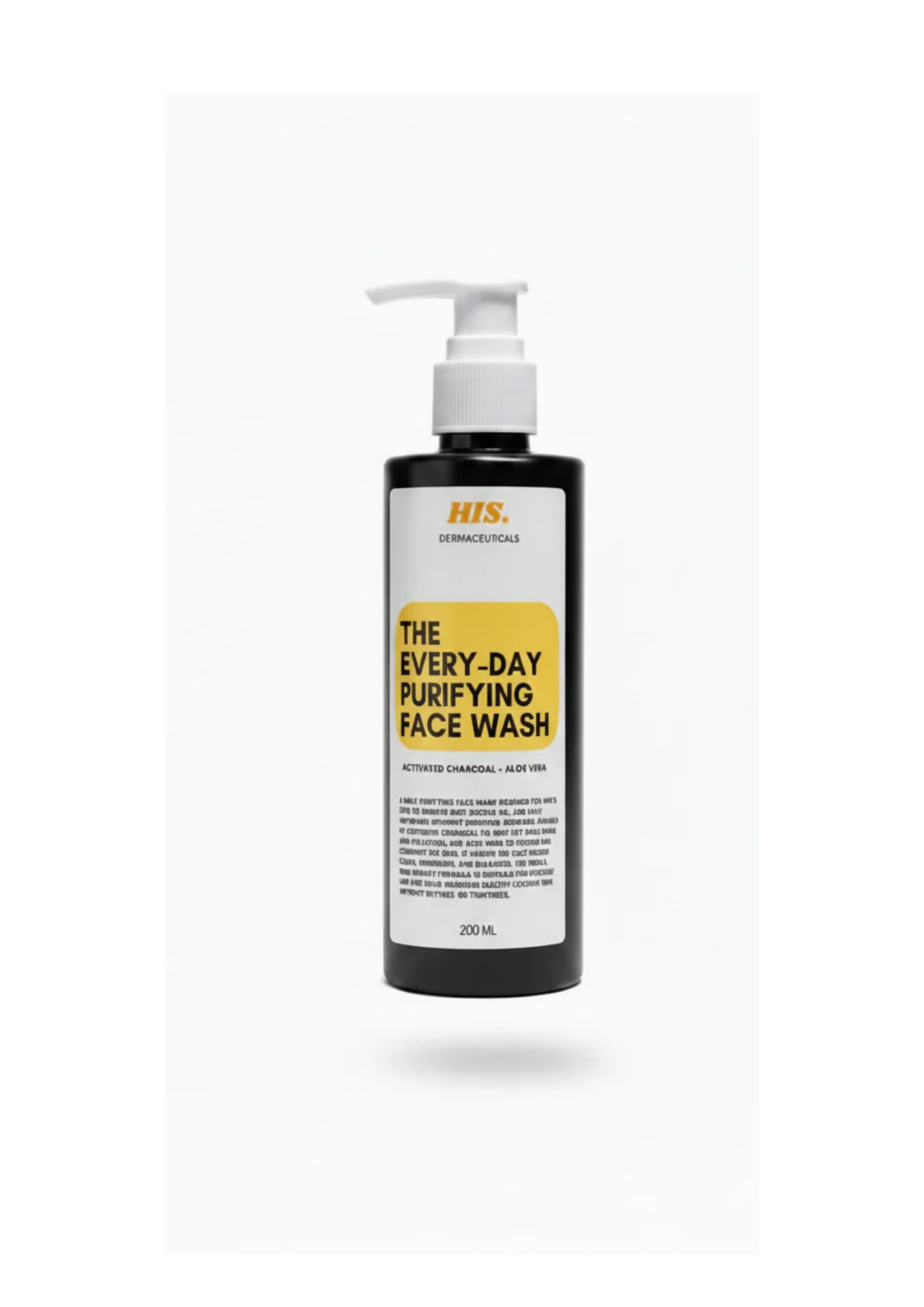 HIS Derma Everyday Charcoal Purifying Face Wash For Men