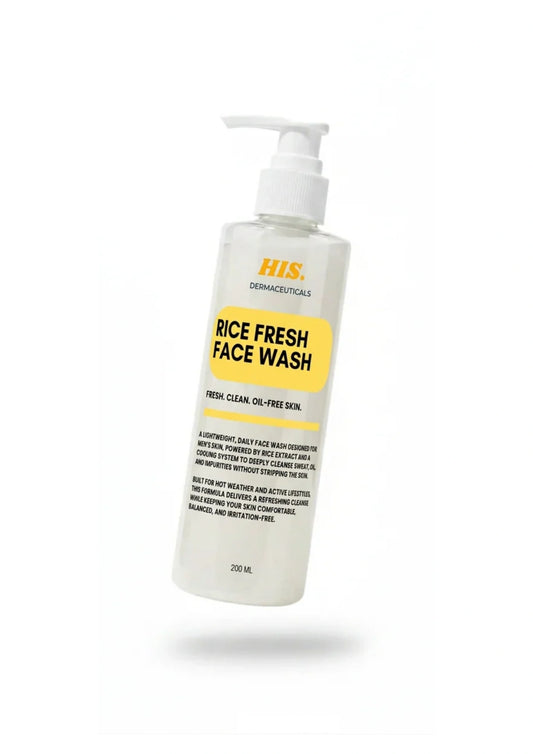 HIS Derma Rice Fresh Face Wash For Men