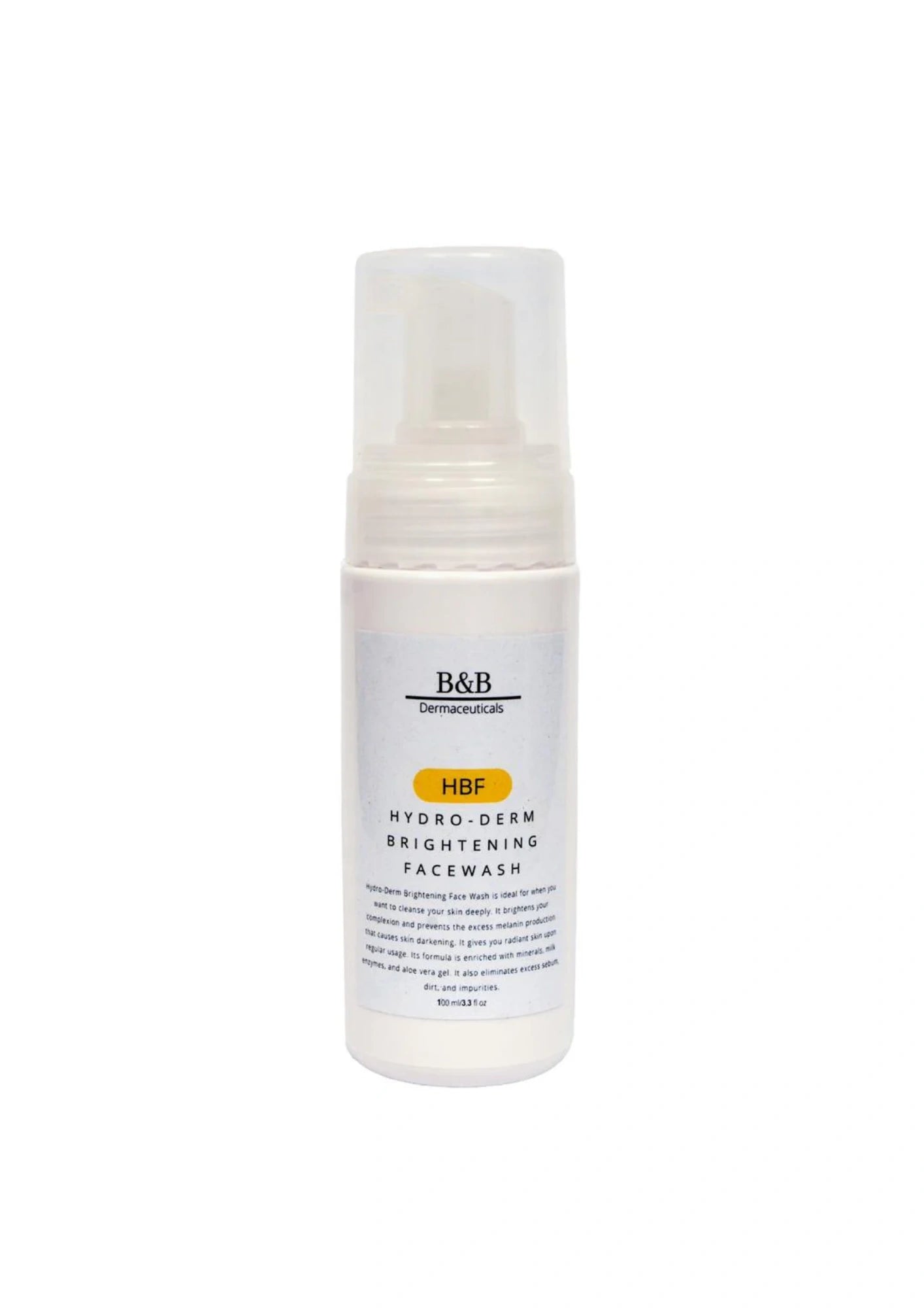 HYDRO-DERM Brightening Foaming facewash