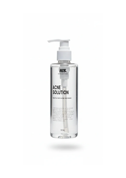 His Derma Acne+ Solution Face Wash For Men