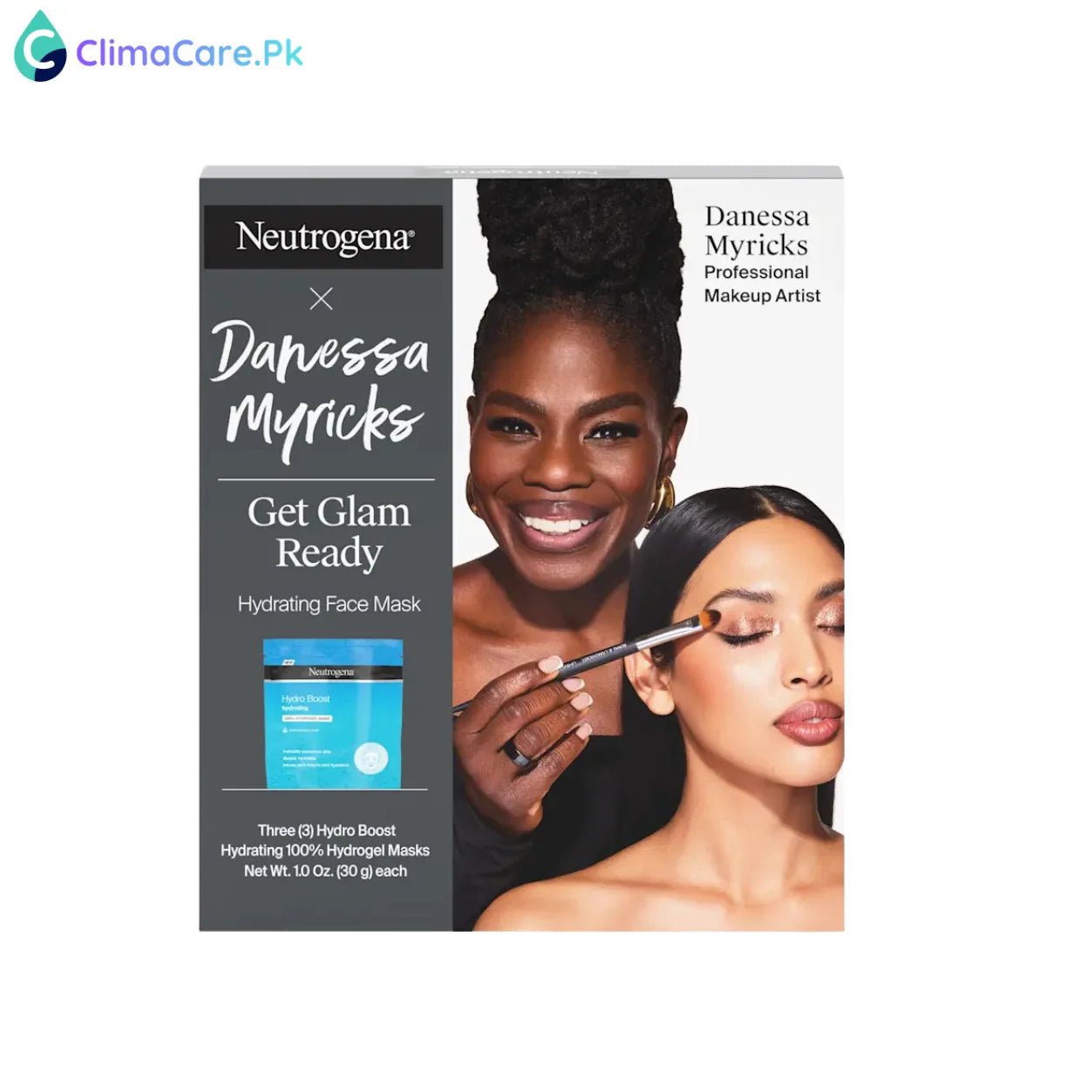 NEUTROGENA Danessa Myricks ‘Get Glam Ready’ Hydro Boost Hydro Gel Masks, 3 Pack