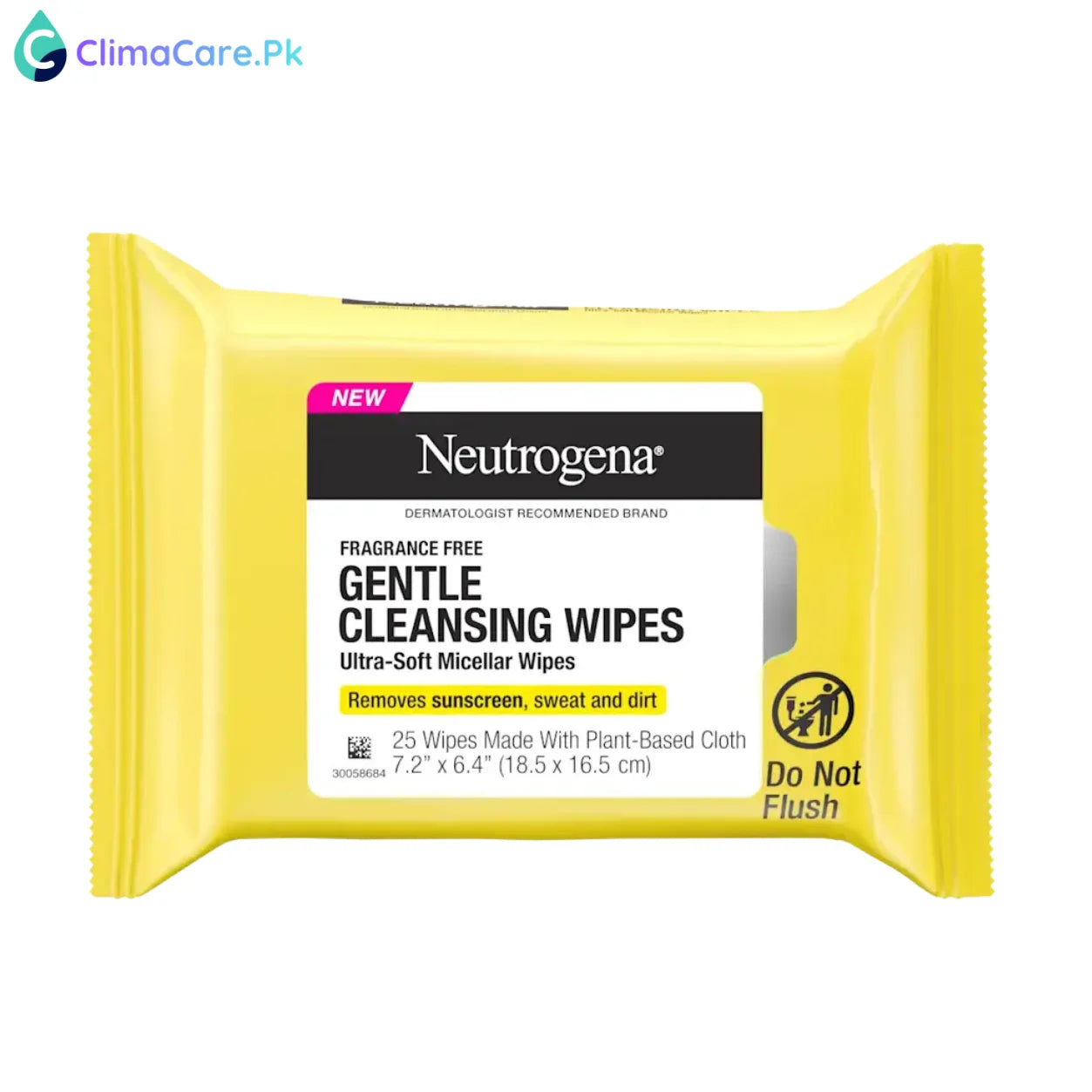 NEUTROGENA Gentle Cleansing Wipes, Ultra-Soft Micellar Wipes, Fragrance Free, 25 Count