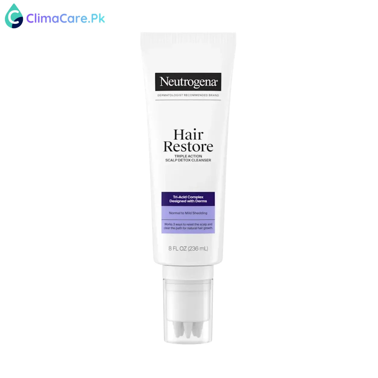 NEUTROGENA Hair Restore Triple Action Scalp Detox Cleanser, 8 Fl. Oz