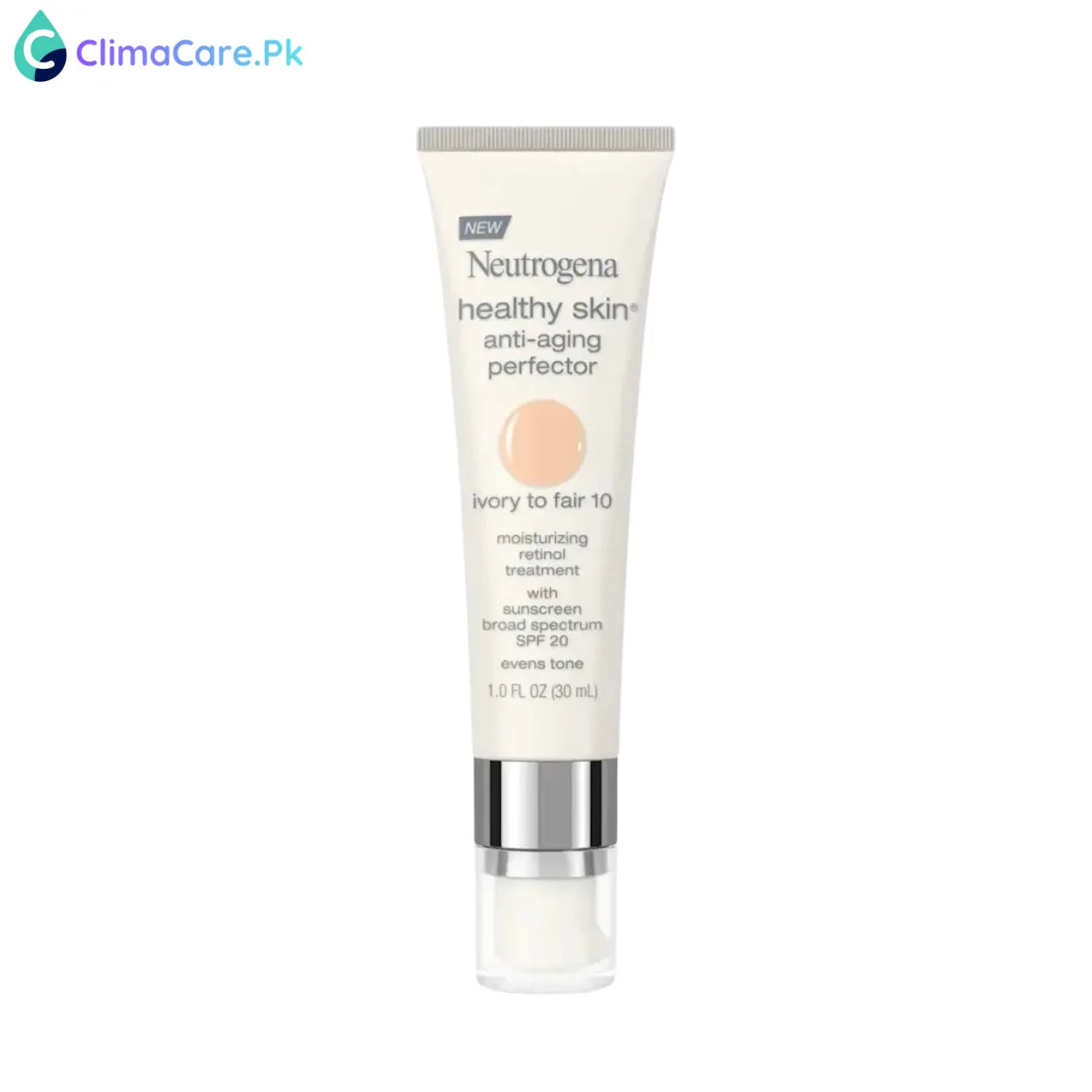 NEUTROGENA Healthy Skin Anti-Aging Perfector SPF 20, 10 Ivory Fair, 1 Fl. Oz