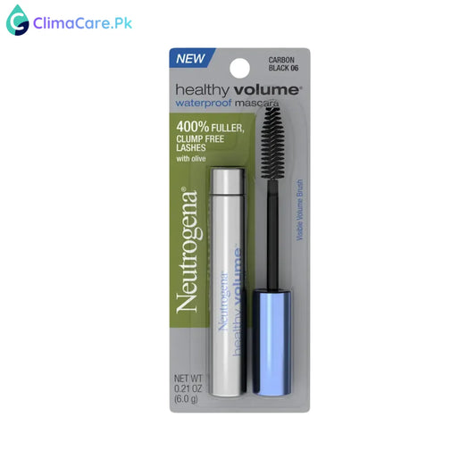 NEUTROGENA  Healthy Volume Waterproof Mascara, Carbon Black 06, .21 Oz