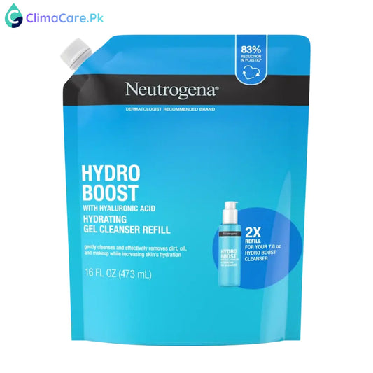 NEUTROGENA Hydro Boost Face Wash, Hyaluronic Acid Hydrating Cleansing Gel, 7.8 Fl. Oz