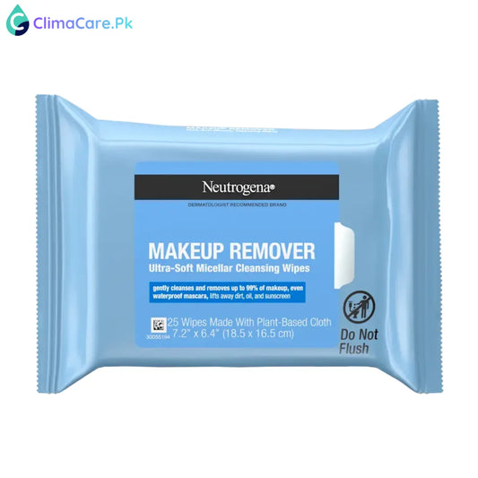 NEUTROGENA Makeup Remover Ultra-Soft Micellar Cleansing Wipes, 25 Count