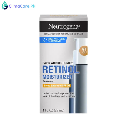 NEUTROGENA Rapid Wrinkle Repair Retinol Moisturizer with Sunscreen Broad Spectrum SPF 30, 1 Fl. Oz
