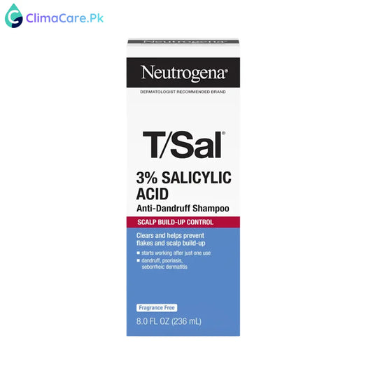 NEUTROGENA T_Sal 3% Salicylic Acid Anti-Dandruff Shampoo, 8 Fl. Oz