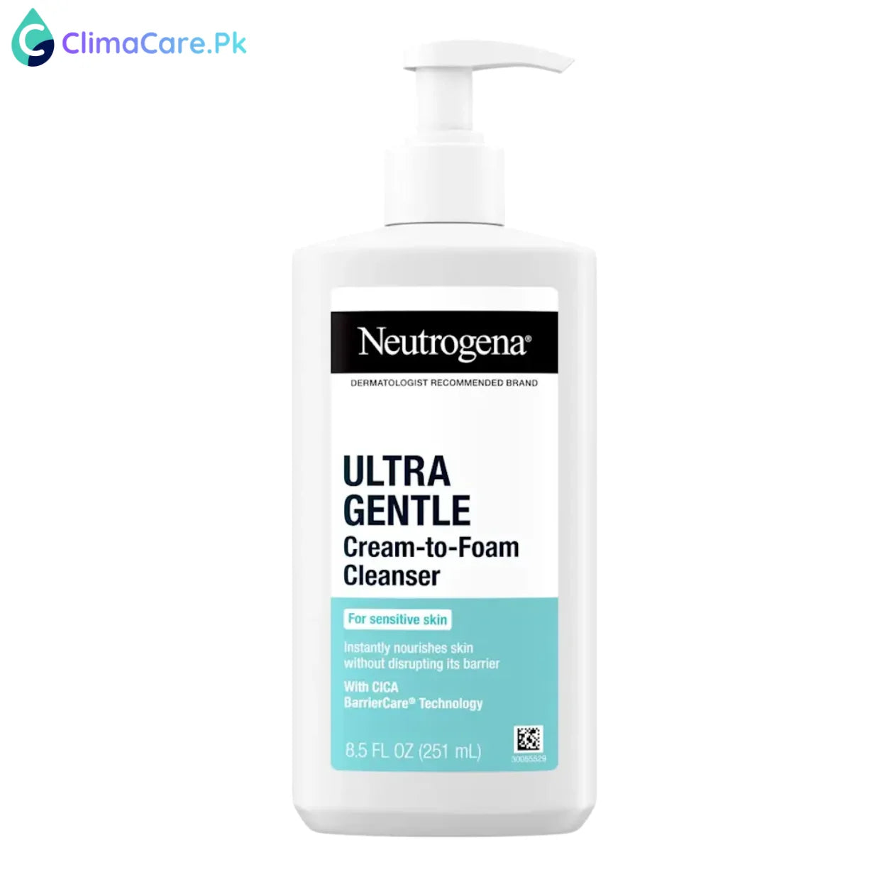 NEUTROGENA Ultra Gentle Cream to Foam Cleanser 8.5 Fl. Oz