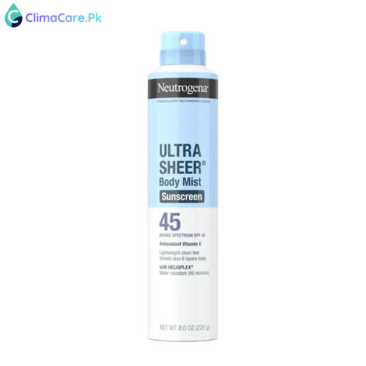 NEUTROGENA Ultra Sheer Body Mist Sunscreen Spray Broad Spectrum