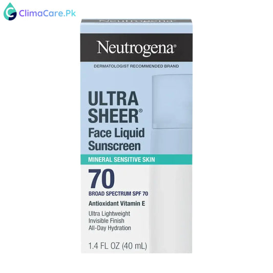 NEUTROGENA Ultra Sheer® Mineral Face Liquid Sunscreen Broad Spectrum