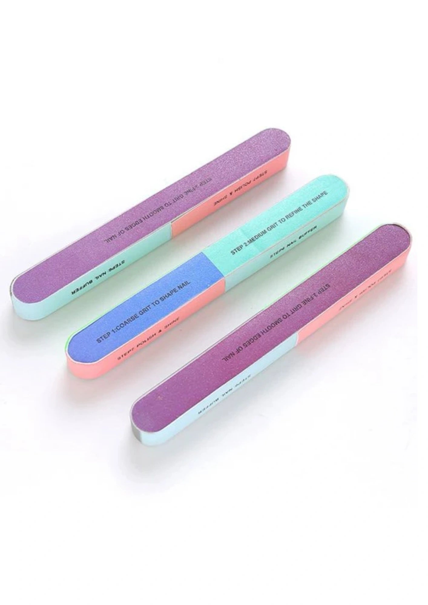Nail File and Buffer Block 7 steps