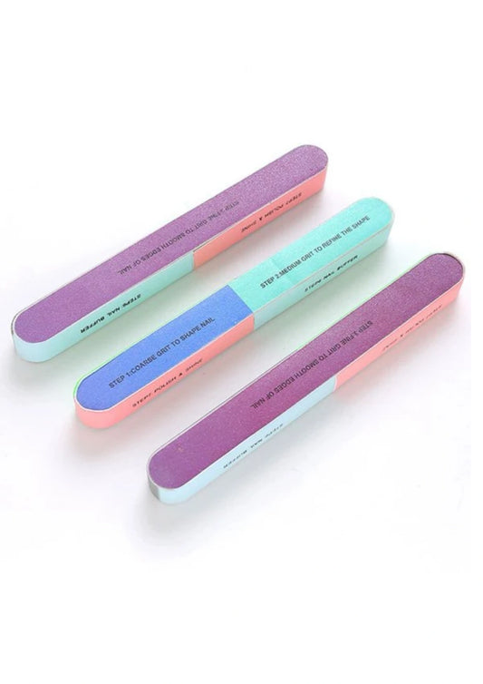 Nail File and Buffer Block 7 steps