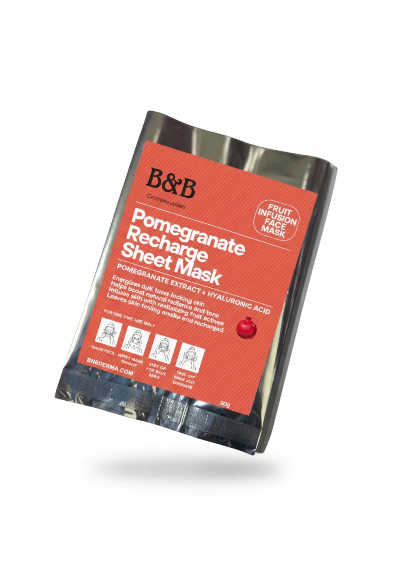 Pomegranate-Skin Recharge Sheet Mask