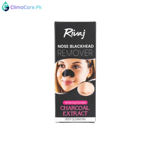 Rivaj Nose Blackhead Remover Whitening Complex Charcoal Mask (50ml)
