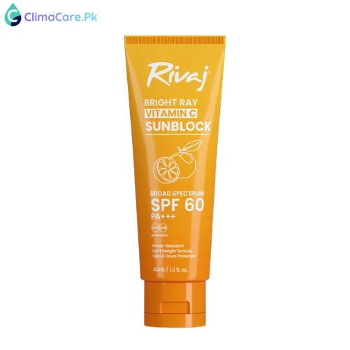 Rivaj SPF60 Vitamin C Sunblock