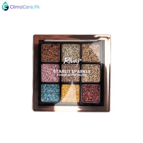 Rivaj Starlit Sparkle Glitter Palette