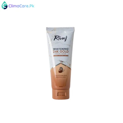 Rivaj Whitening 24K Gold Facial Mask 100ml