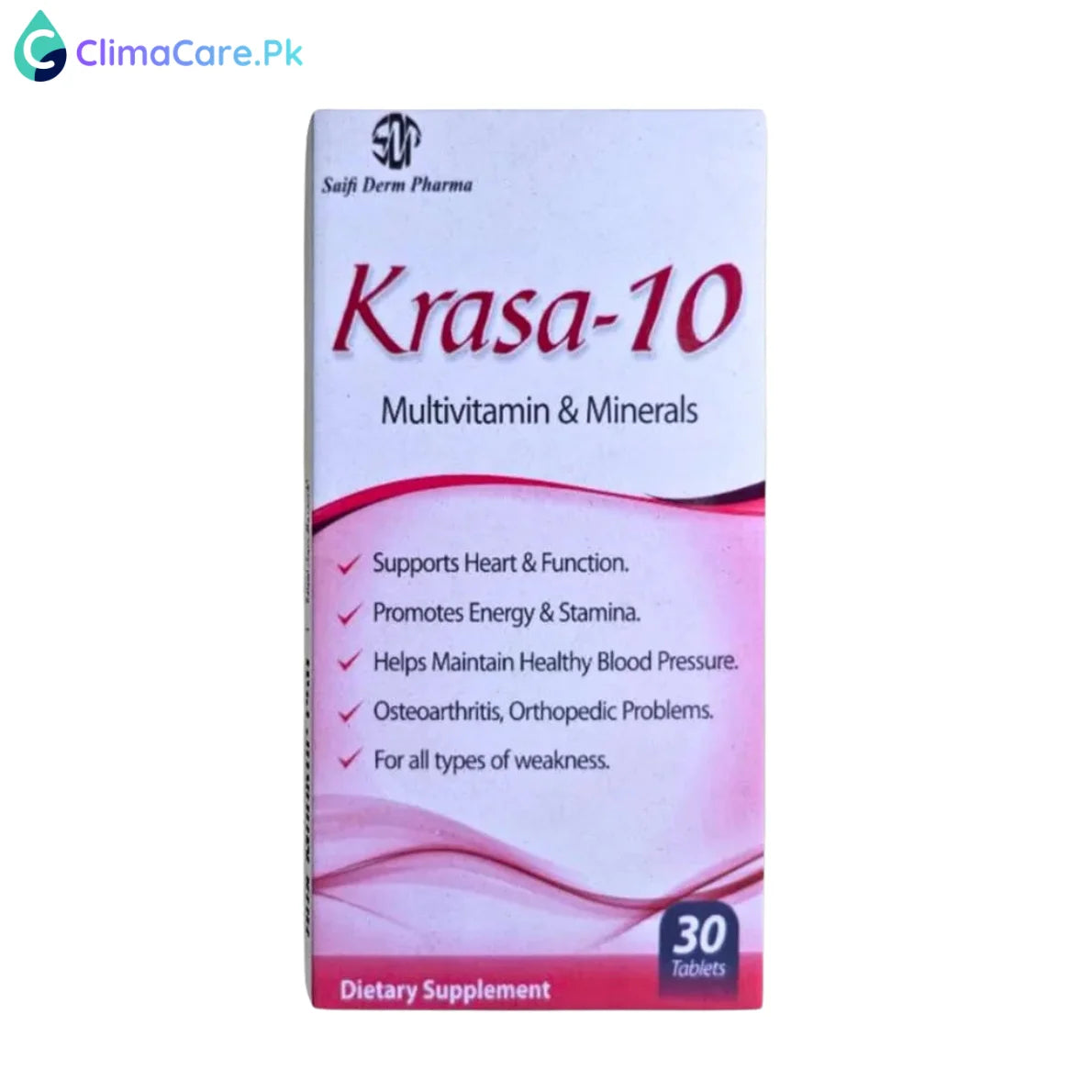 SAIFIDERM Krasa-10 Tab Multivitamins