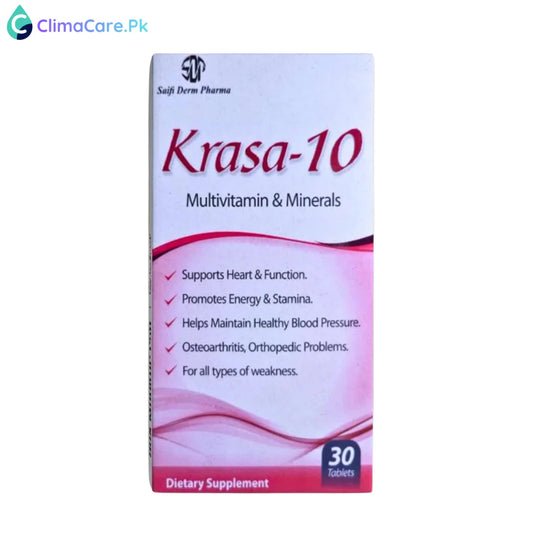 SAIFIDERM Krasa-10 Tab Multivitamins