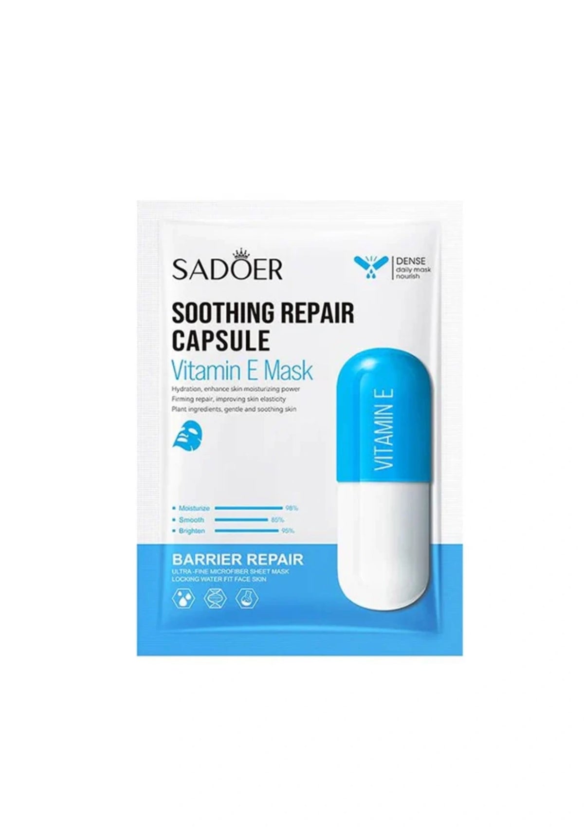Sadoer Vitamin E Soothing Repair Capsule Facial Sheet Mask