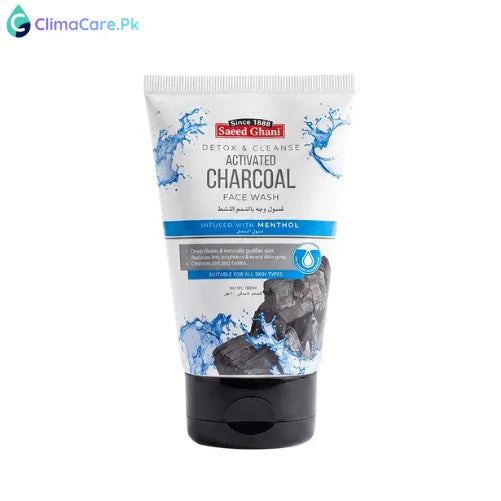 Saeed Ghani Activated Charcoal Detox & Cleanse Face Wash 50ml