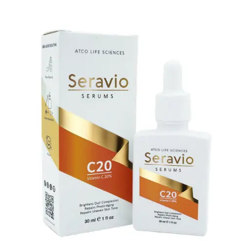 Seravio C20 Serum (30ml) – Advanced Vitamin C Brightening & Anti-Aging Serum