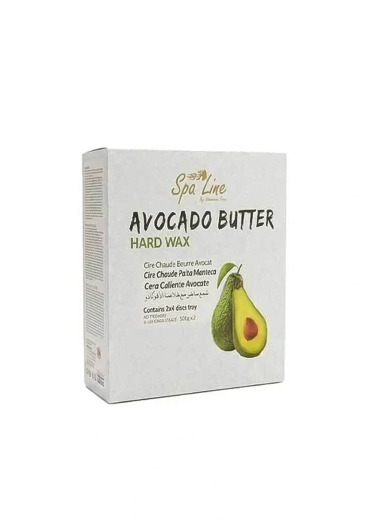 Spa Line Avocado Butter Hard Wax - Professional Hair Removal Wax 1000g