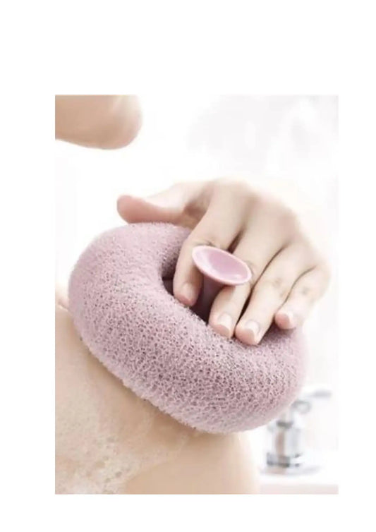 Super Soft Round Bath Sponge with Suction Cup