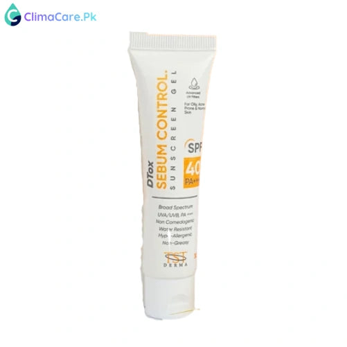 TST D-Tox Sebum Control Sunscreen Gel _ SPF 40+