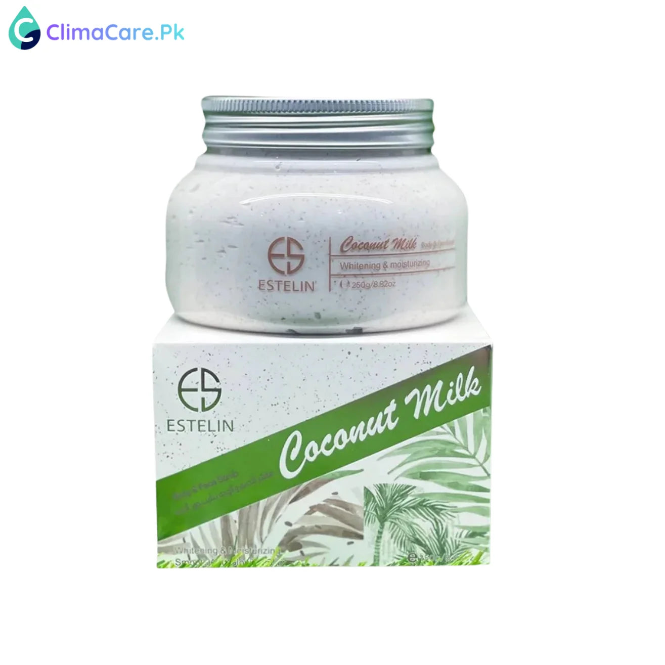 DR RASHEL ESTELIN COCONUT MILK WHITENING BODY &amp; FACE SCRUB