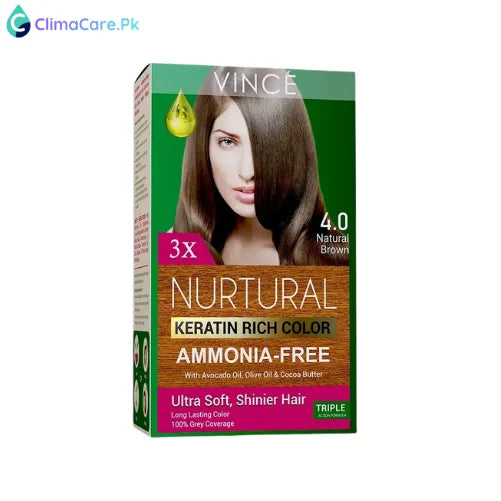 VINCE 4.0 - Natural Brown - Nurtural Women Hair Color