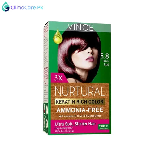 VINCE 5.8 - Dark Red - Nurtural Women Hair Color