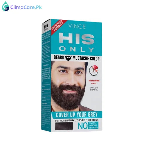 VINCE Dark Brown - Beard & Mustache Color