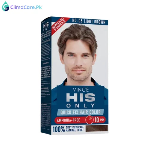 VINCE Light Brown Men Hair Color - His Only (HC-05)