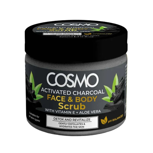 Activated Charcoal Face & Body Scrub