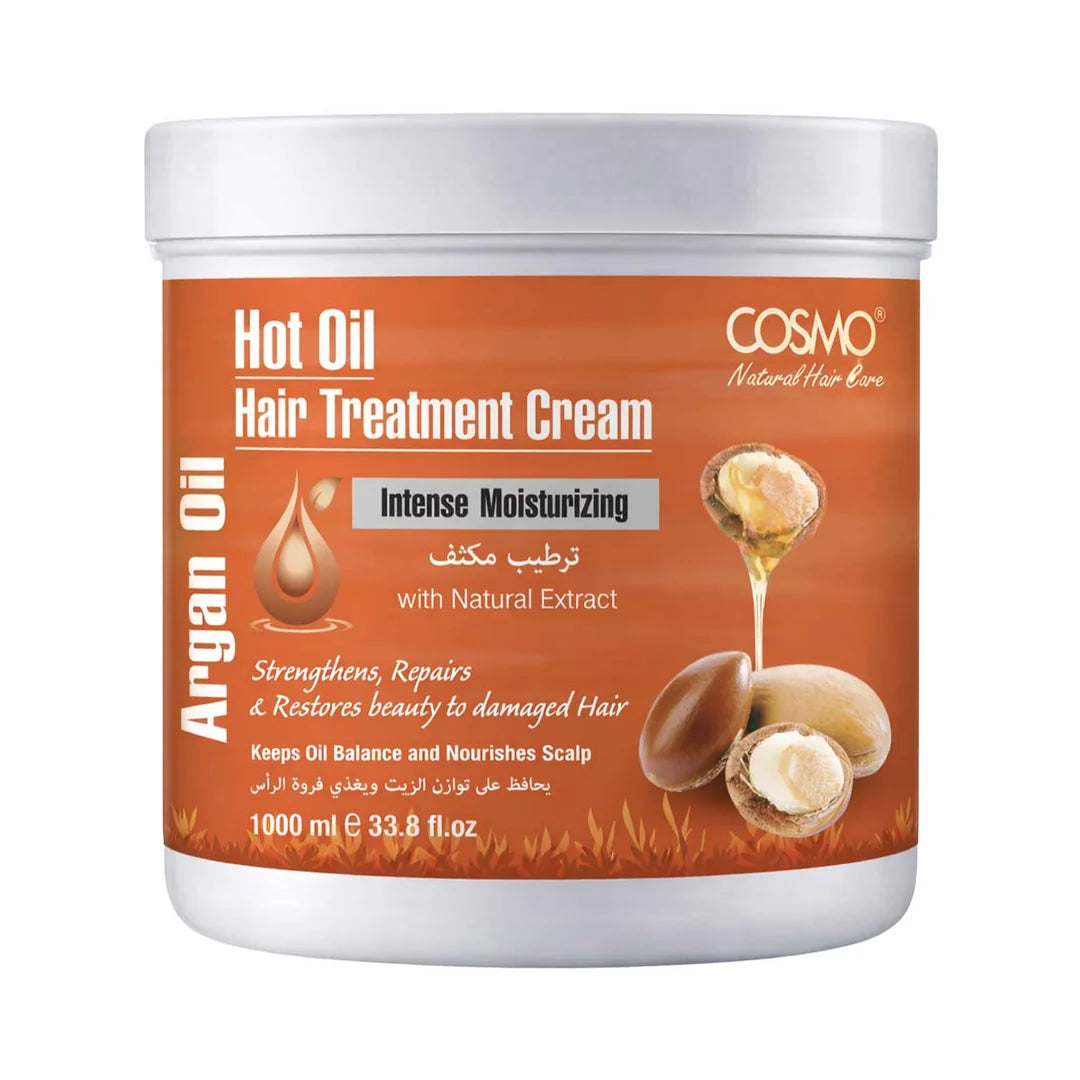 Hot Oil Hair Treatment Cream - Argan Oil