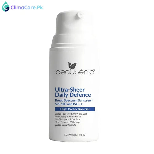 Beautenic Ultra-Sheer Daily Defence Broad Spectrum Sunscreen Gel SPF 100 PA+++