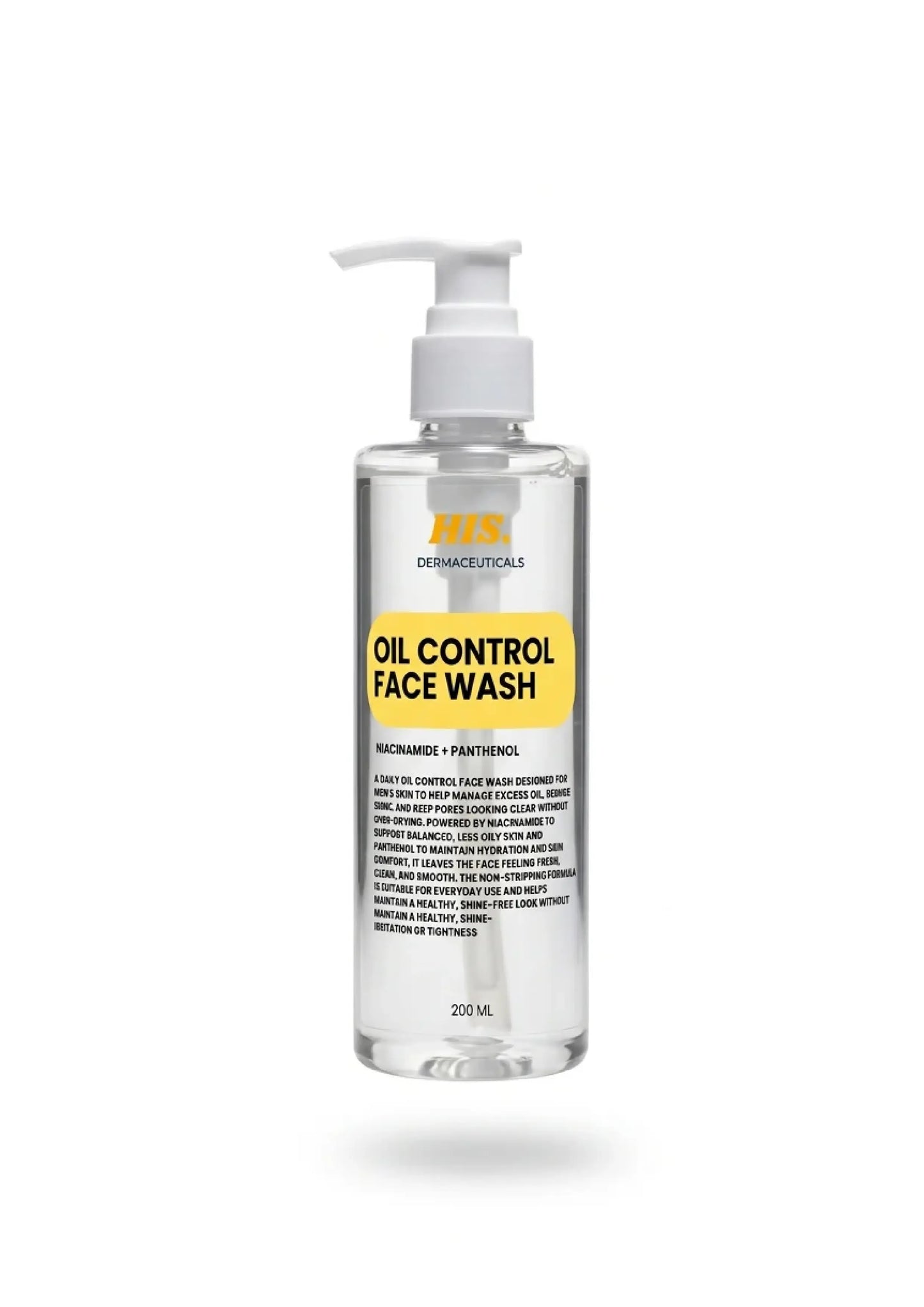 HIS Derma Oil Control Face Wash For Men