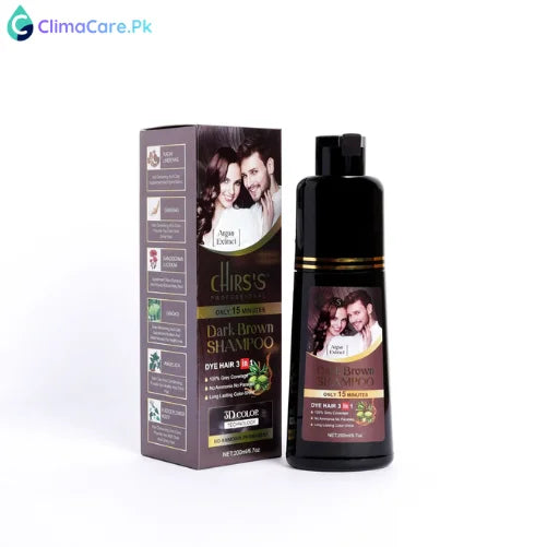 Chirs's Hair Color Shampoo Dark Brown 200ml