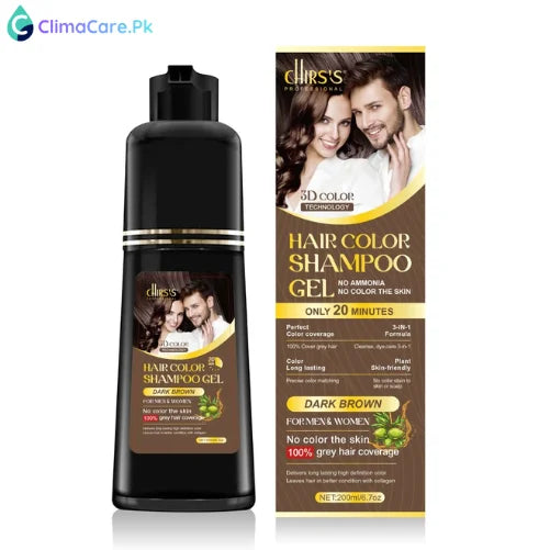Chirs's Hair Color Shampoo Gel 200ml