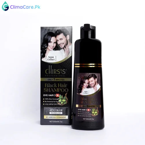 Chirs's Hair Color Shampoo Natural Black 200ml