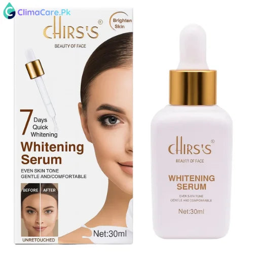 Chirs's Whitening Serum 30ml – Vitamin C & Niacinamide Brightening Serum for Dark Spots