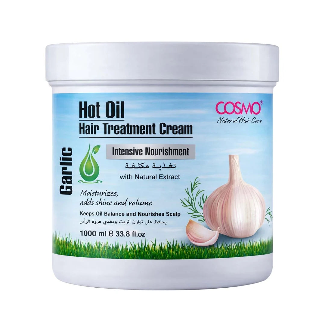 Hot Oil Hair Treatment Cream - Garlic