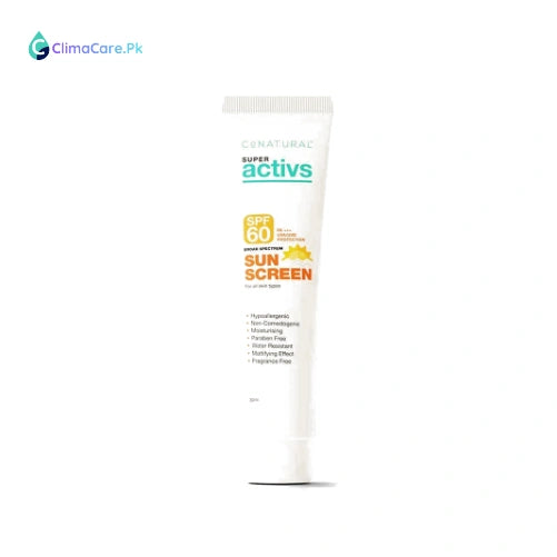 Glow Beauty Co NATURAL Sunscreen SPF 60 - 30ml
