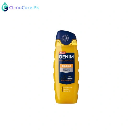 Glow Beauty Denim Performance Nourish Body & Face Wash Triple Replenishing - 400ml