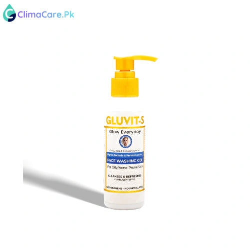 Glow Beauty Gluvit-S Anti Acne Face Wash Gel - 100ml